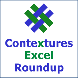 Contextures Excel Roundup