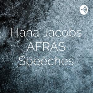 Hana Jacobs AFRAS Speeches