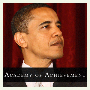 Barack Obama by Academy of Achievement