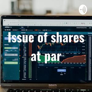 Issue of shares at par