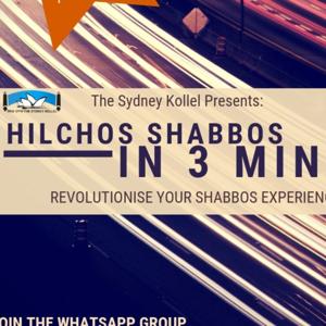 Shabbos In 3 Minutes