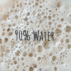 90% Water
