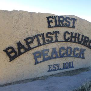 First Baptist Church Peacock Texas