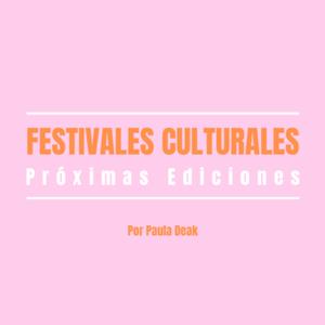 Festivales Culturales