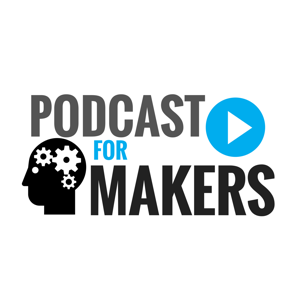 The Podcast For Makers (MakerCast) by Passionate people in the fields of manufacturing, CNC machining, welding, fabricating, 3D printing, education with STEM curriculum, robotics, and woodworking, to name a few.