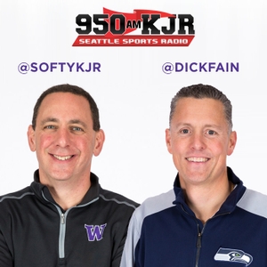 Dave 'Softy' Mahler and Dick Fain by Seattle's Sports Radio 950 KJR (KJR-AM)